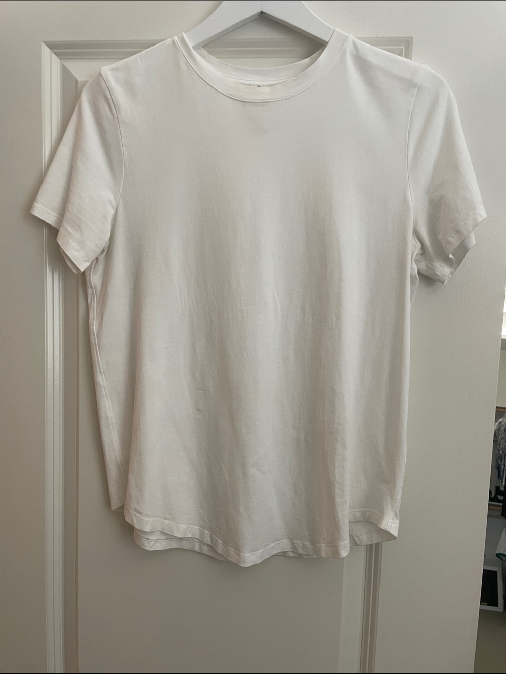 lululemon athletica White Short Sleeve Crew Tee